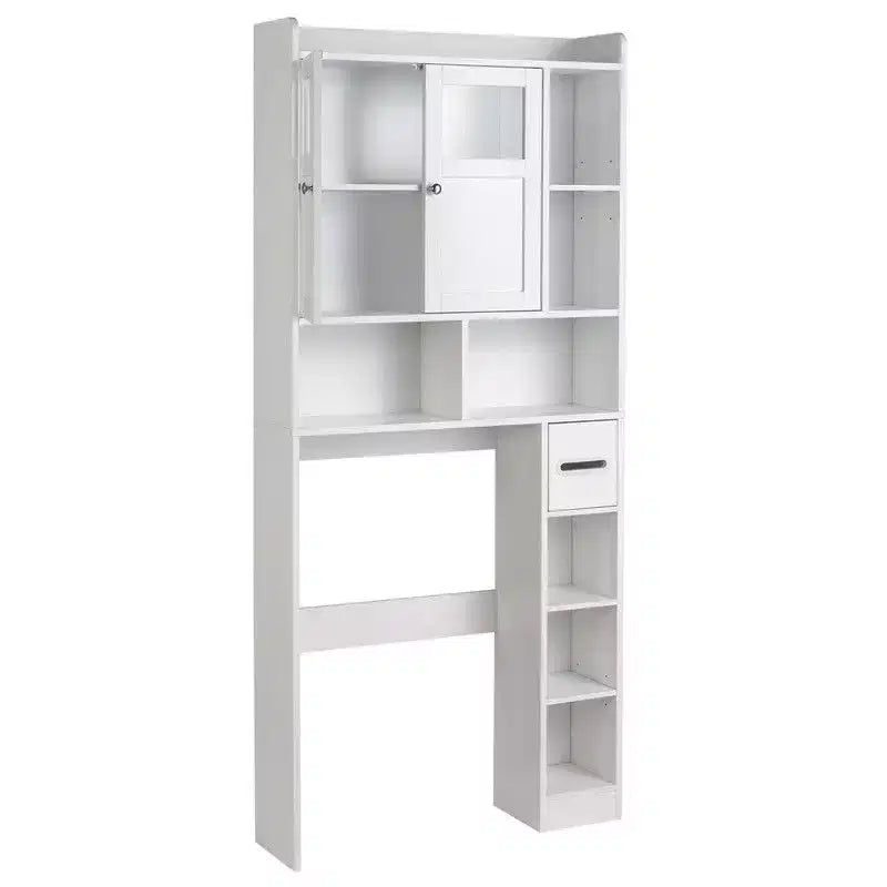 Scaffale pensile per WC bianco