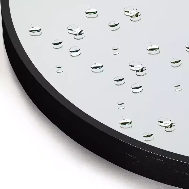 Specchio a figura intera con cornice sottile in lega di alluminio e design ad arco ad angolo retto