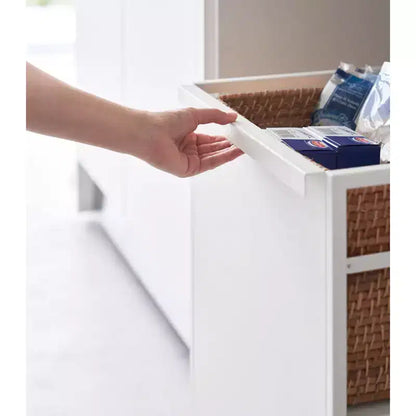Carrello portaoggetti a due ripiani (61 cm H) - Acciaio