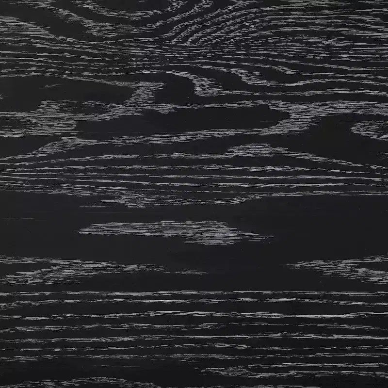 Tavolino da salotto contemporaneo Stanton nero con cassetto – Legno massiccio e impiallacciatura in rovere