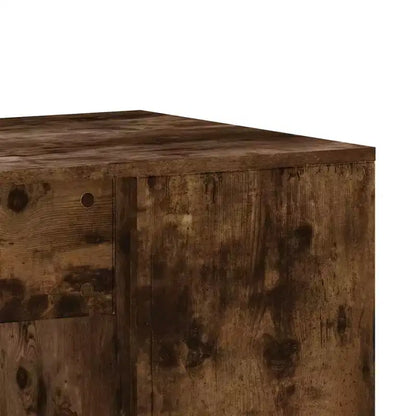 Scrivania rettangolare moderna bianca in legno composito con ripiani aperti – 102 cm