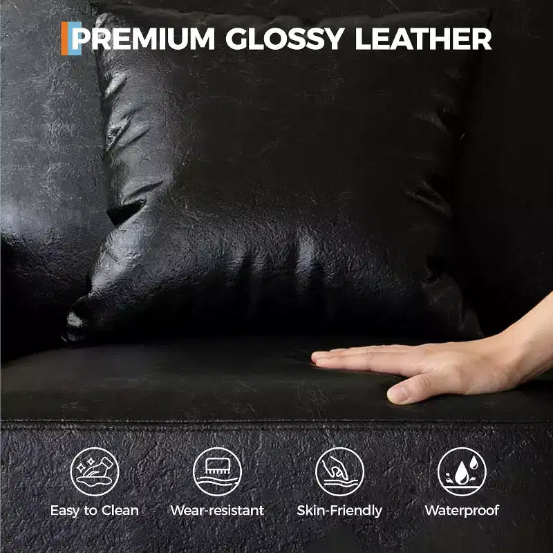 Divano Cloud a 3 posti da 86" in peluche con sedute profonde, cuscini rimovibili e cuscini decorativi