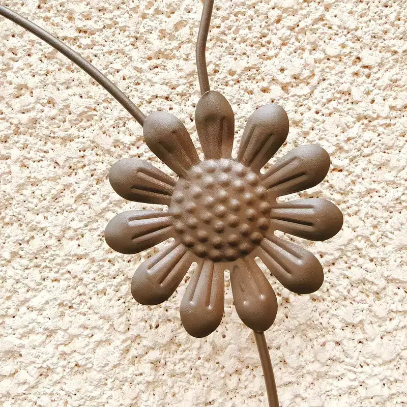Traliccio da giardino in metallo nero antiruggine da 180 x 50 cm per piante rampicanti