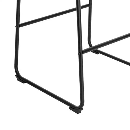 Sgabelli da Bar ispirati a Jackson Eames con Seduta in Microfibra e Gambe in Metallo – Marroni